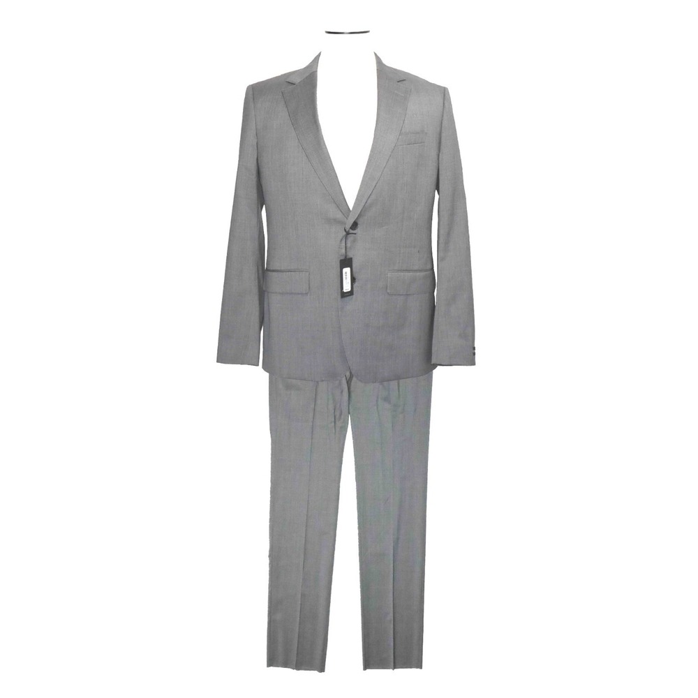 Bonobos Jetsetter Gray Stretch Wool Blazer 2 Piece Suit 44R Slim Fit 36" Pants